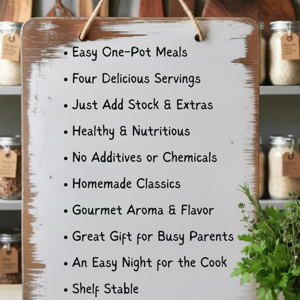 12 Homemade Soup Mix Gift Box - Easy Healthy Family Meals, Simple Meal Prep, Gourmet Dried Soup Kit, Comfort Food Gift for Busy Moms