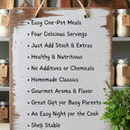 12 Homemade Soup Mix Gift Box - Easy Healthy Family Meals, Simple Meal Prep, Gourmet Dried Soup Kit, Comfort Food Gift for Busy Moms