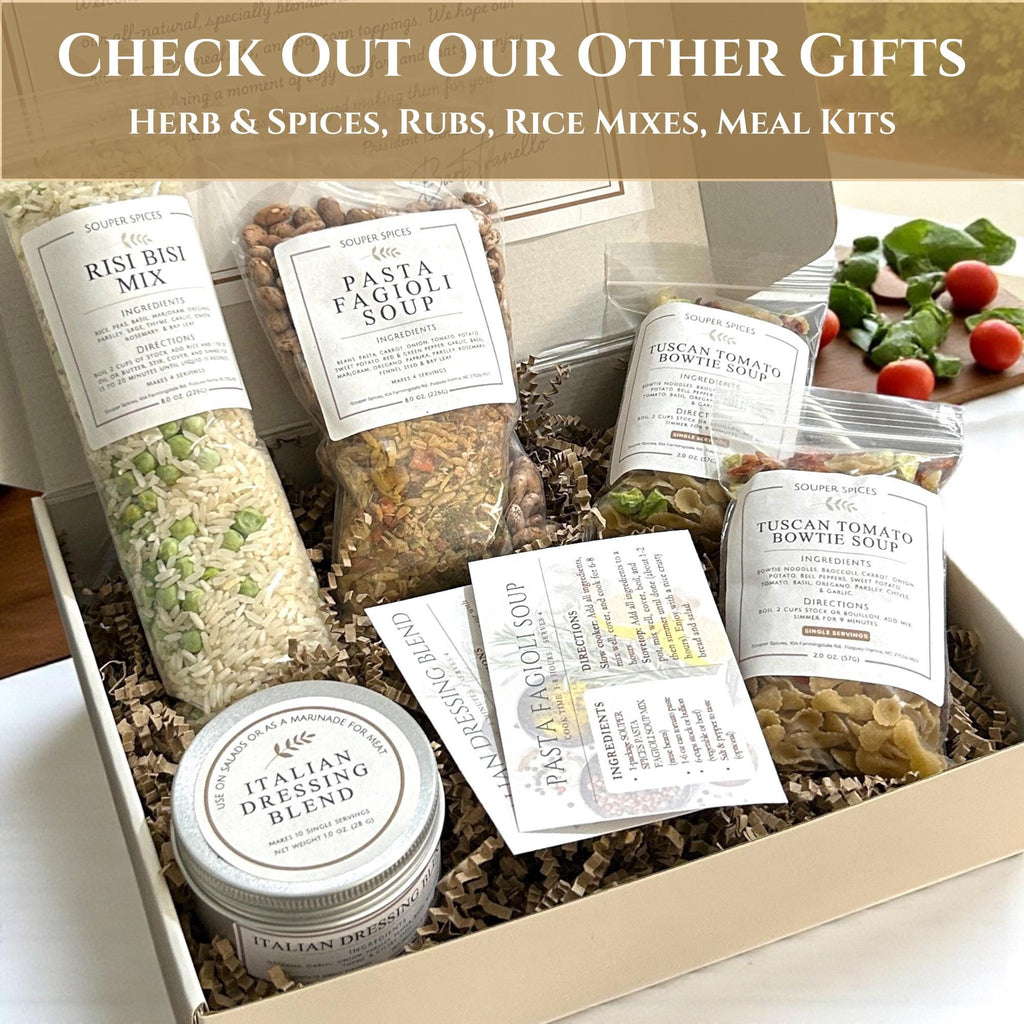 12 Homemade Soup Mix Gift Box - Easy Healthy Family Meals, Simple Meal Prep, Gourmet Dried Soup Kit, Comfort Food Gift for Busy Moms