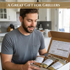 Gourmet All Natural Marinade Gift Set for Men, Dads Birthday, Fathers Day, Grilling Enthusiasts
