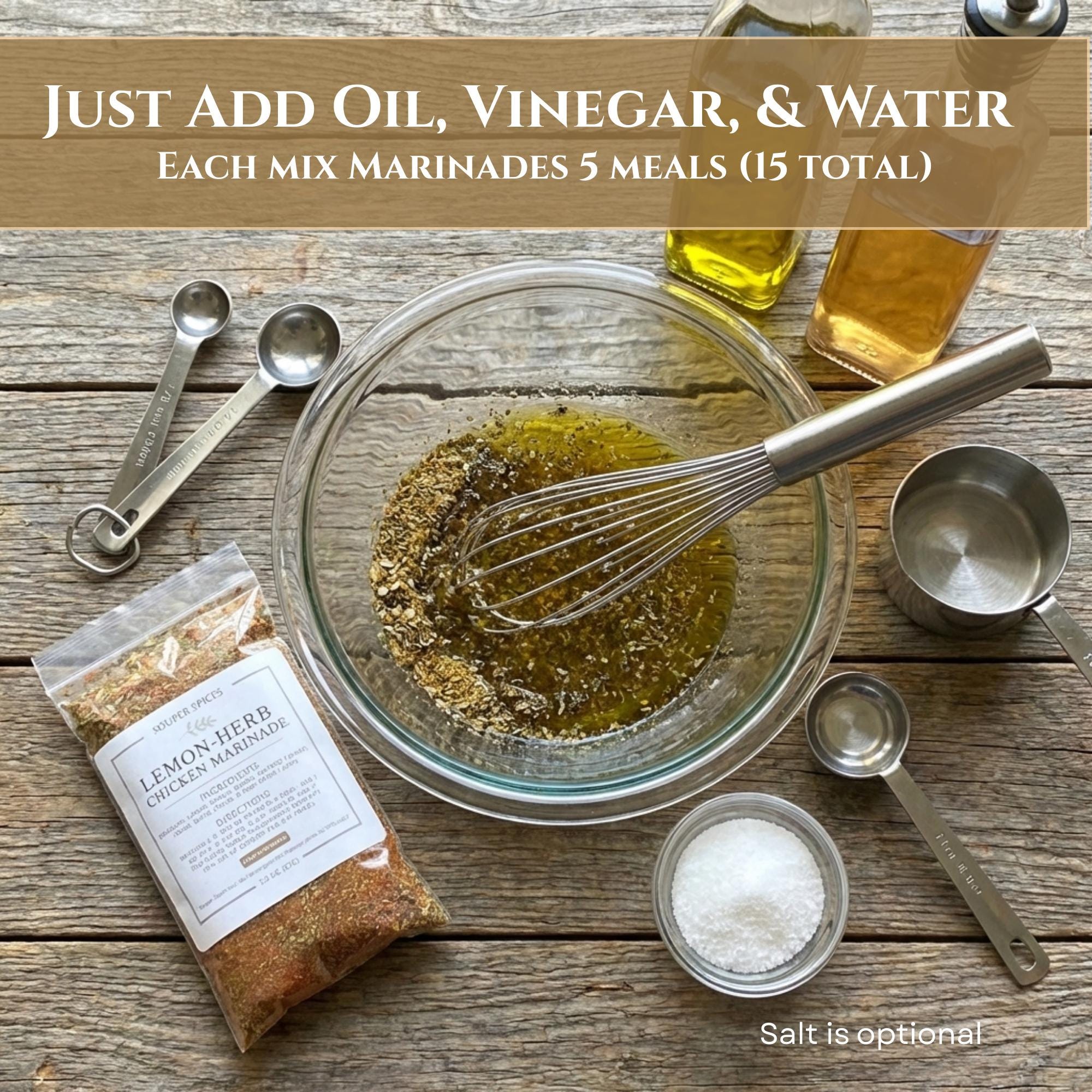 Gourmet All Natural Marinade Gift Set for Men, Dads Birthday, Fathers Day, Grilling Enthusiasts