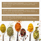 Gourmet All Natural Marinade Gift Set for Men, Dads Birthday, Fathers Day, Grilling Enthusiasts