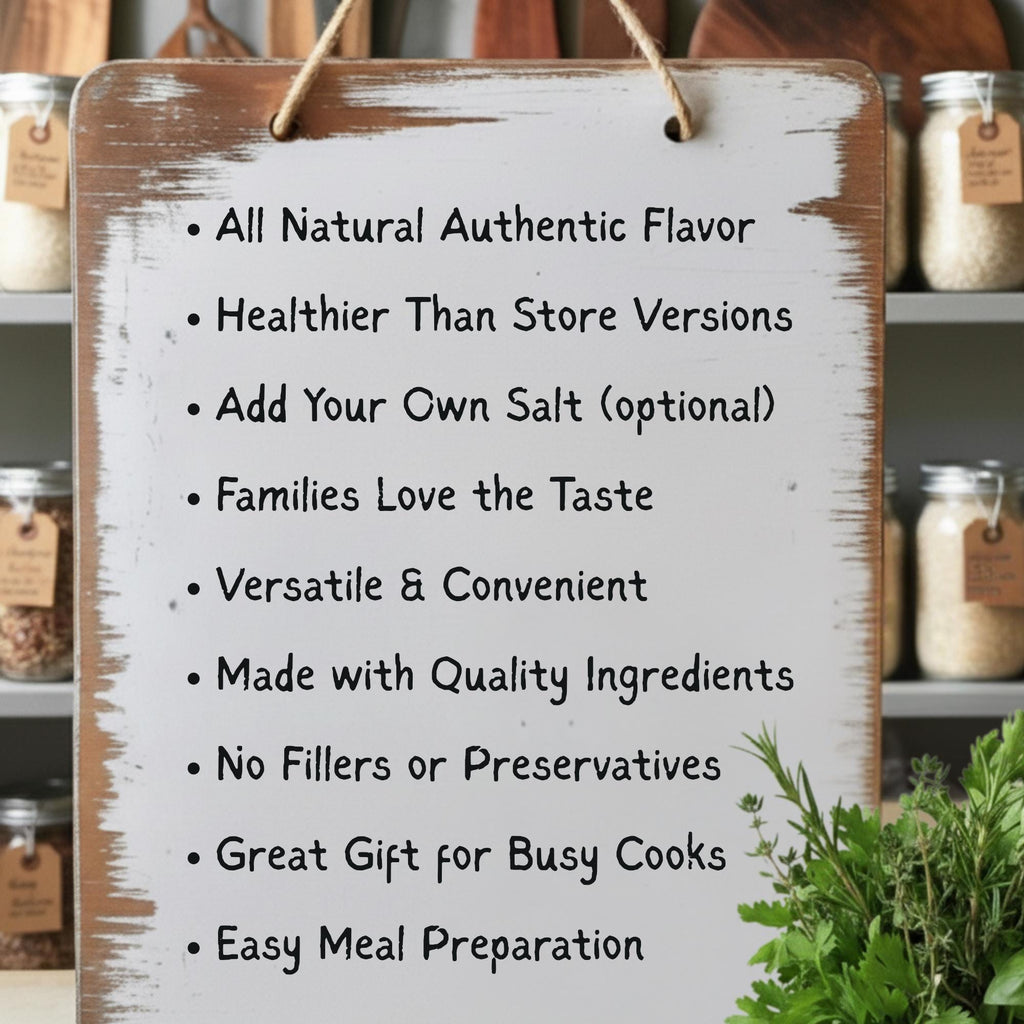 Gourmet Beef Seasoning Blend Gift Set | Gluten-Free, Low Sodium, Herb Rub, Recipe Cards & Spoon