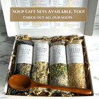 Homemade Lemon Herb Orzo Soup Mix, Fast Easy Nutritious Family Meal, Zesty Citrus Vegetarian Dinner, Great Gift for Busy Moms