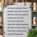 Gourmet Seafood Herb Blend Gift Set | Salt-Free Lemon, Dill, Basil Seasoning For Fish & Shrimp - Great Gift for Busy People
