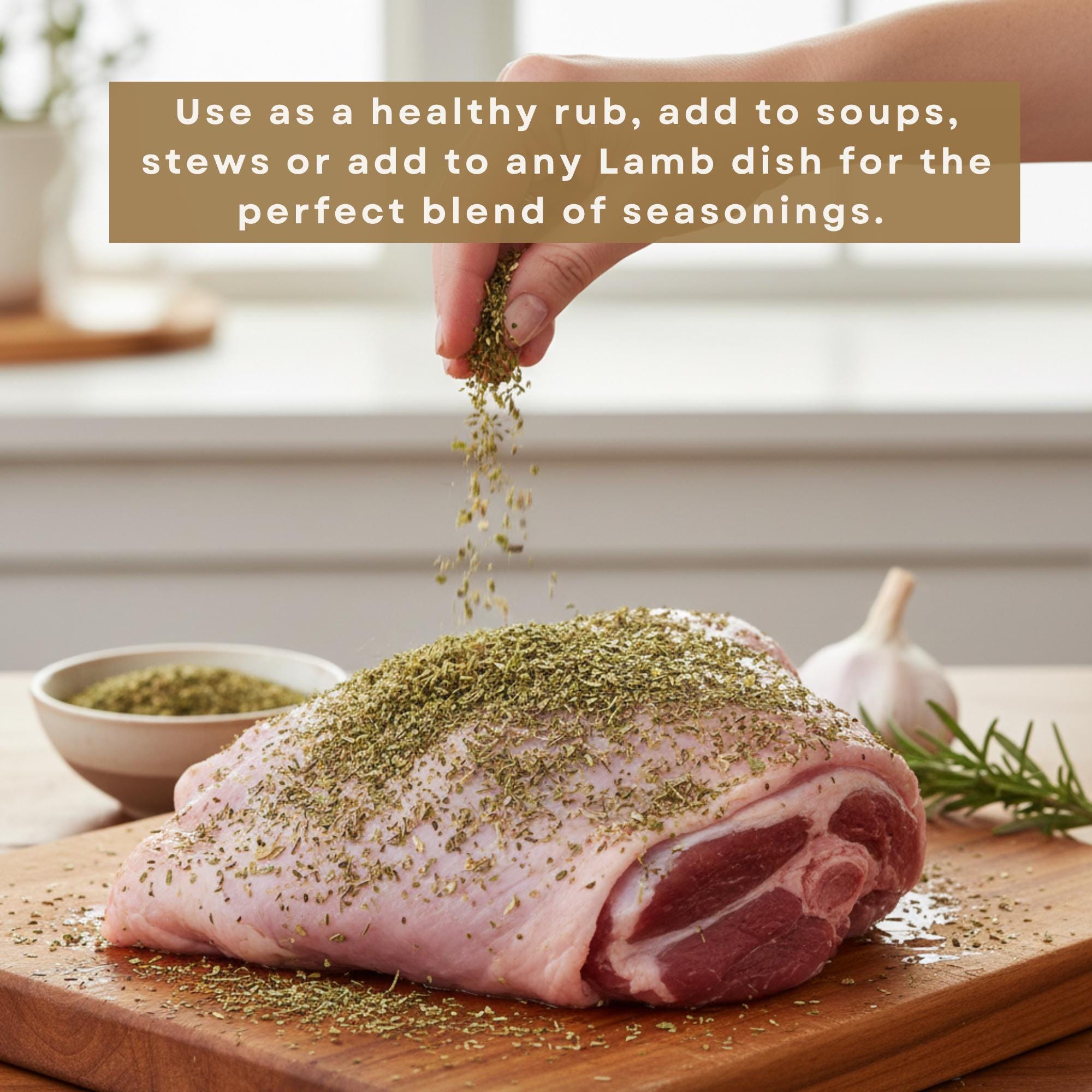 Gourmet Lamb Spices Blend Gift Set | Rosemary, Mint, Thyme Seasoning