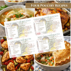 Herb Blends for Homemade Meals Gift Set of 6, Unique Small-Batch Spice Mixes for Homemade Meals, Healthy Easy Seasoning Starter Kit, No Salt
