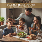 Build A Box Custom Gourmet Soup Gift Set of 2, Get Well Soon Sympathy Birthday Care Package, Heart Healthy Comfort Food Dinner Kit