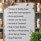 Build A Box Custom Gourmet Soup Gift Set of 2, Get Well Soon Sympathy Birthday Care Package, Heart Healthy Comfort Food Dinner Kit