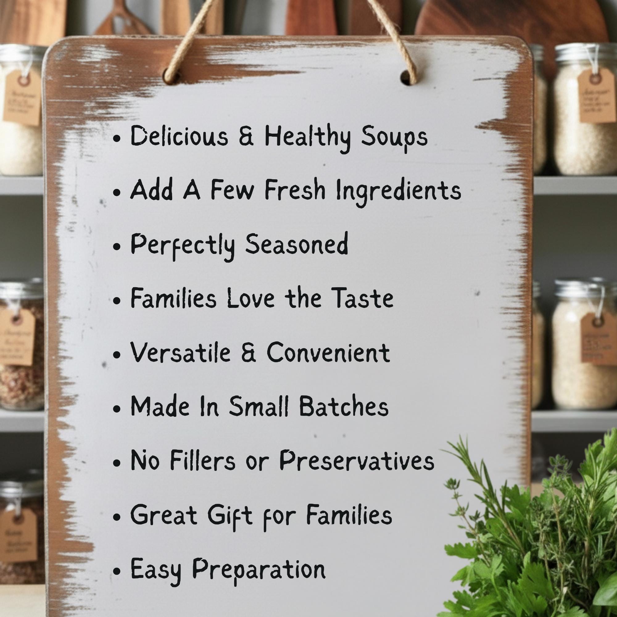 Build A Box Custom Gourmet Soup Gift Set of 2, Get Well Soon Sympathy Birthday Care Package, Heart Healthy Comfort Food Dinner Kit