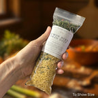 Homemade Lemon Herb Orzo Soup Mix, Fast Easy Nutritious Family Meal, Zesty Citrus Vegetarian Dinner, Great Gift for Busy Moms