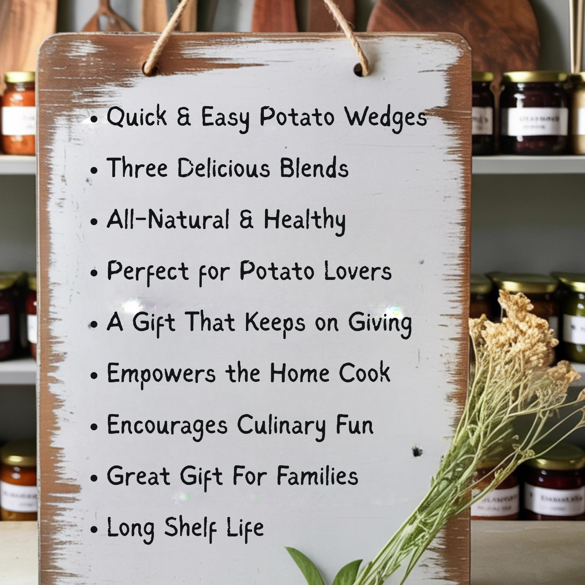 Gourmet Potato Wedge Seasoning Trio – Handcrafted Spice Blends for Crispy Oven Fries – Unique Gift for Foodie Families