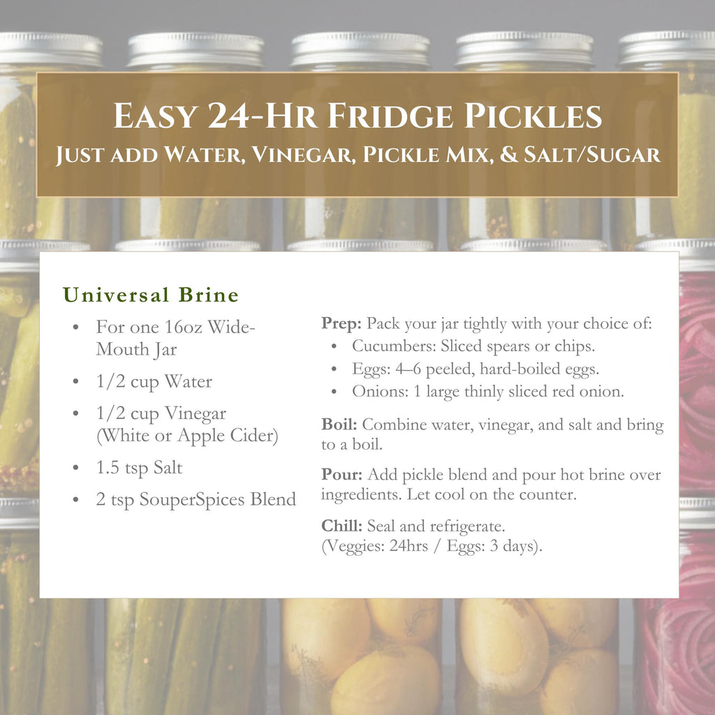 Gourmet Triple-Pickle Gift Set – Ready in 24 Hours, No Canning Required - Artisan Cucumber, Onion & Pickled Eggs – Unique Foodie Present