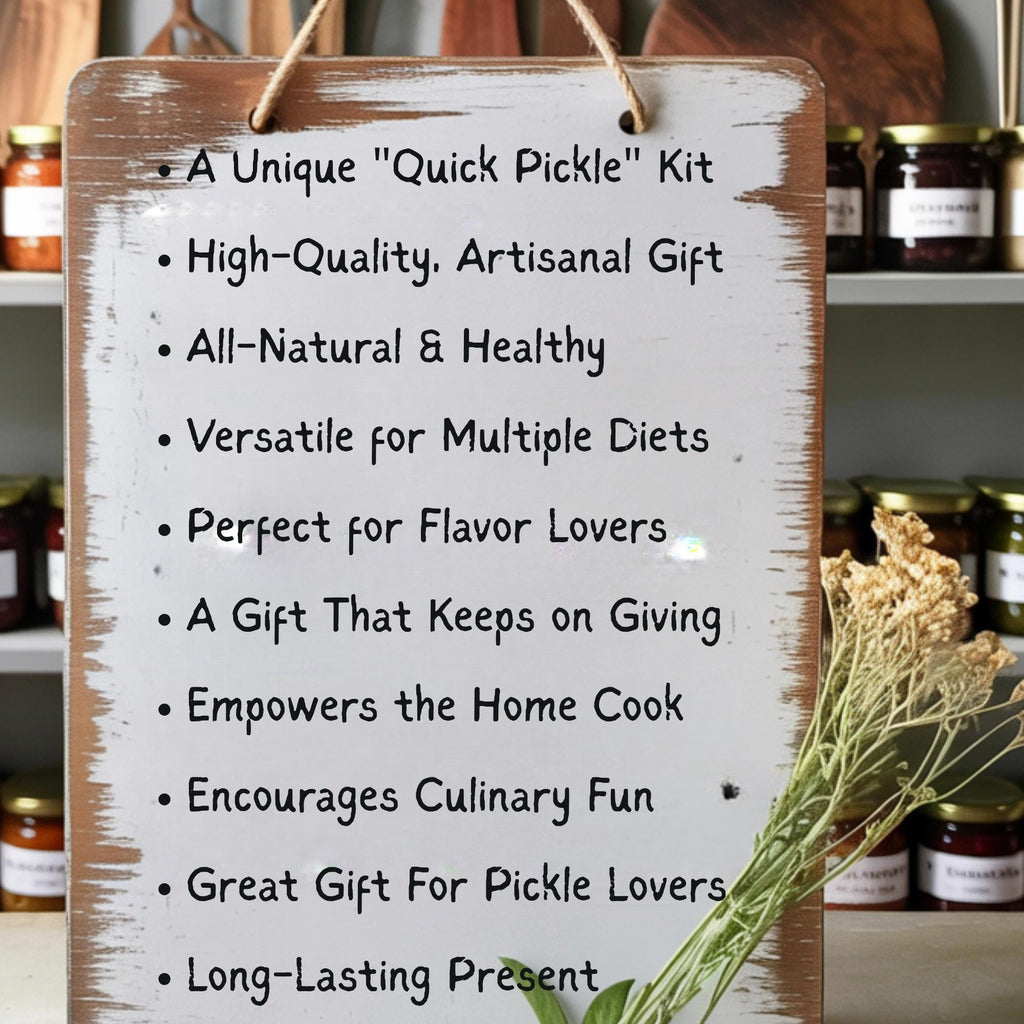 Gourmet Triple-Pickle Gift Set – Ready in 24 Hours, No Canning Required - Artisan Cucumber, Onion & Pickled Eggs – Unique Foodie Present