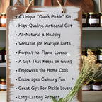 Gourmet Triple-Pickle Gift Set – Ready in 24 Hours, No Canning Required - Artisan Cucumber, Onion & Pickled Eggs – Unique Foodie Present