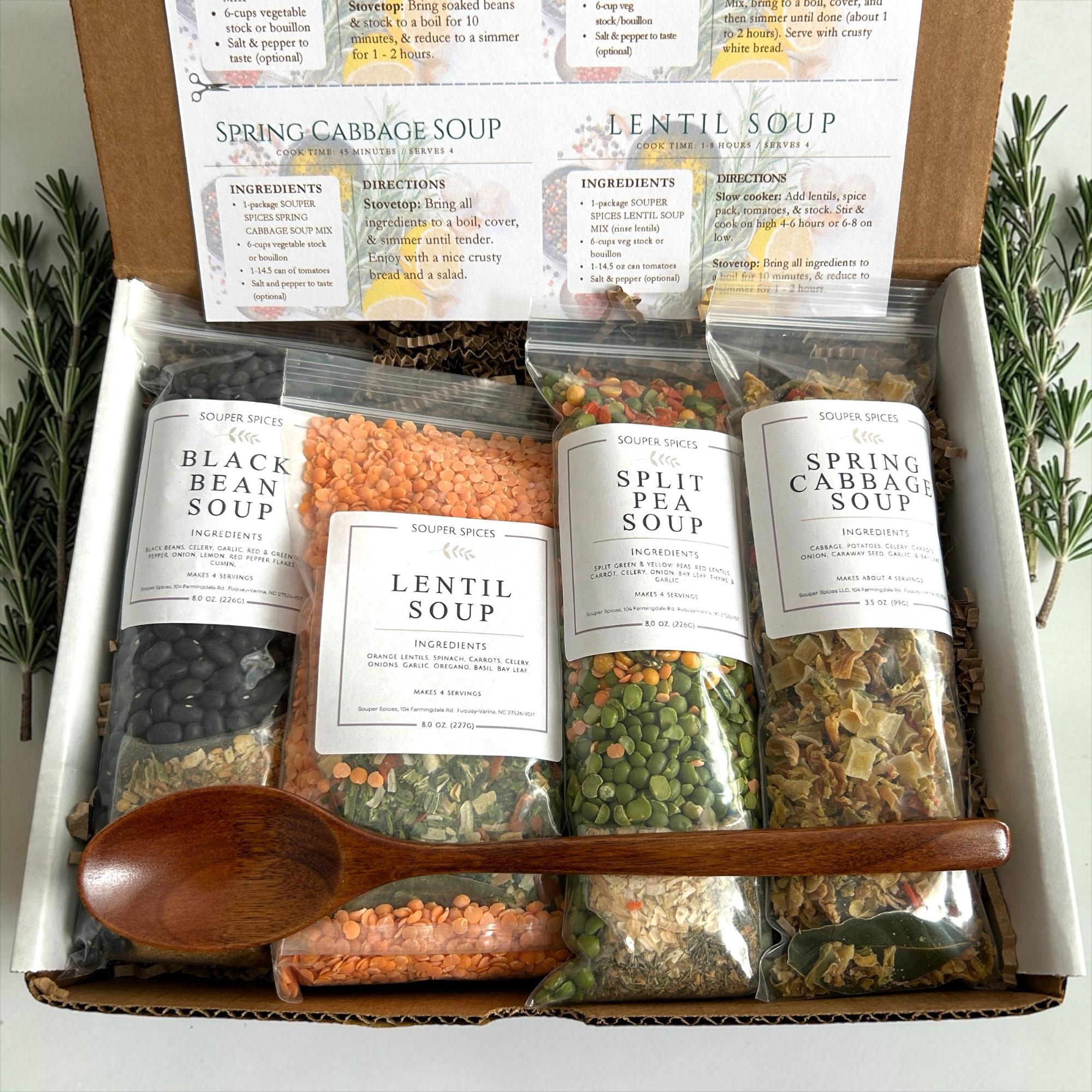 Gourmet Vegan Soup Gift Set – Hearty Plant-Based Meals – Thinking Of You Care Package