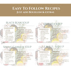 Gourmet Vegan Soup Gift Set – Hearty Plant-Based Meals – Thinking Of You Care Package