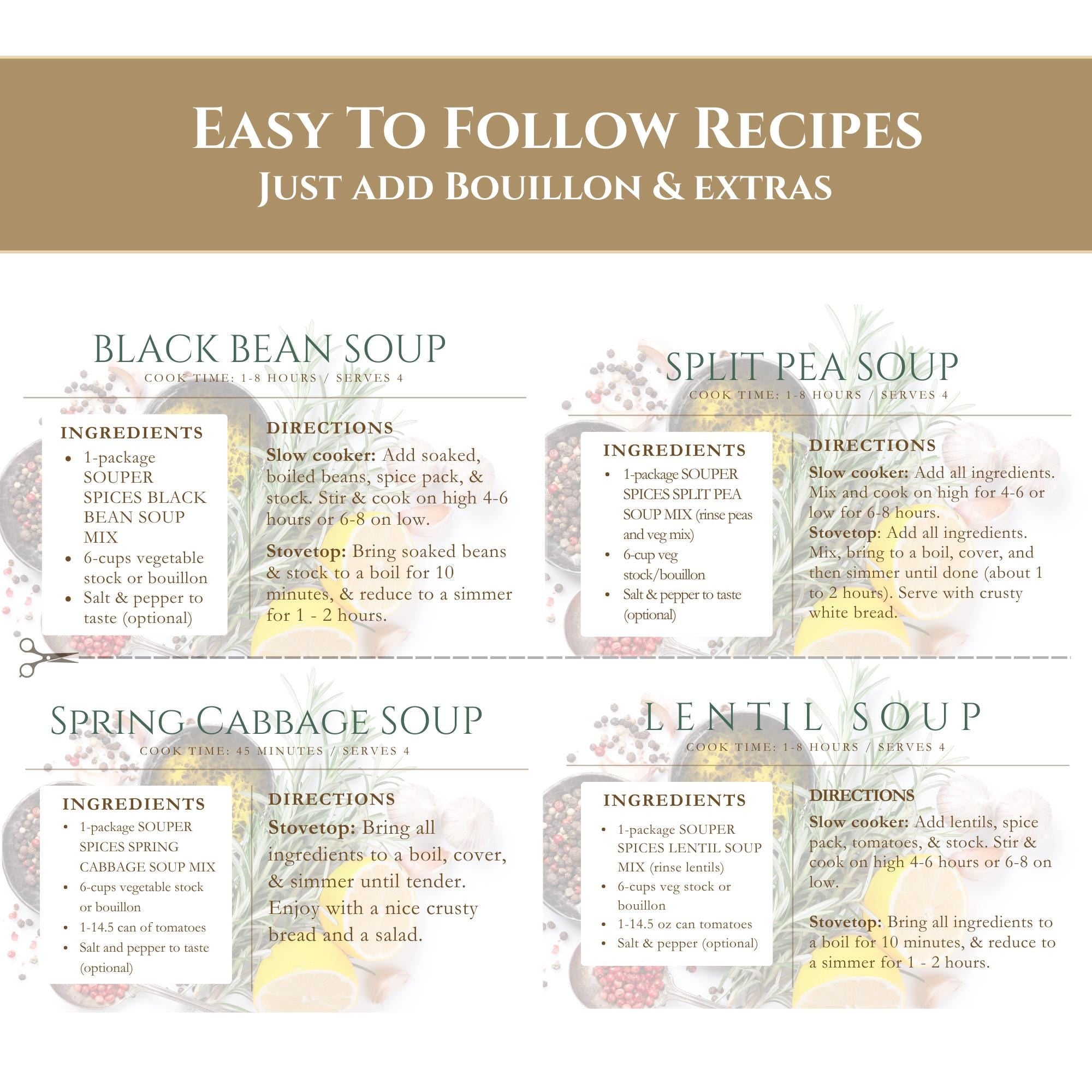 Gourmet Vegan Soup Gift Set – Hearty Plant-Based Meals – Thinking Of You Care Package