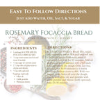 Homemade Focaccia & Dipping Blend Set – Easy Italian Appetizer Kit – Unique Gift