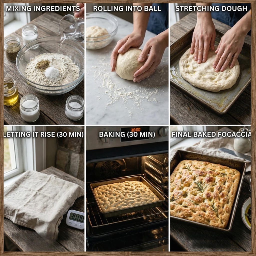 Homemade Focaccia & Dipping Blend Set – Easy Italian Appetizer Kit – Unique Gift