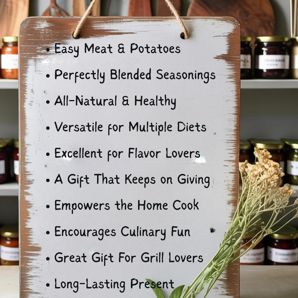 Gourmet Marinades & Potato Wedge Seasoning Set – Easy Summer Grilling Kit – Gift for Him