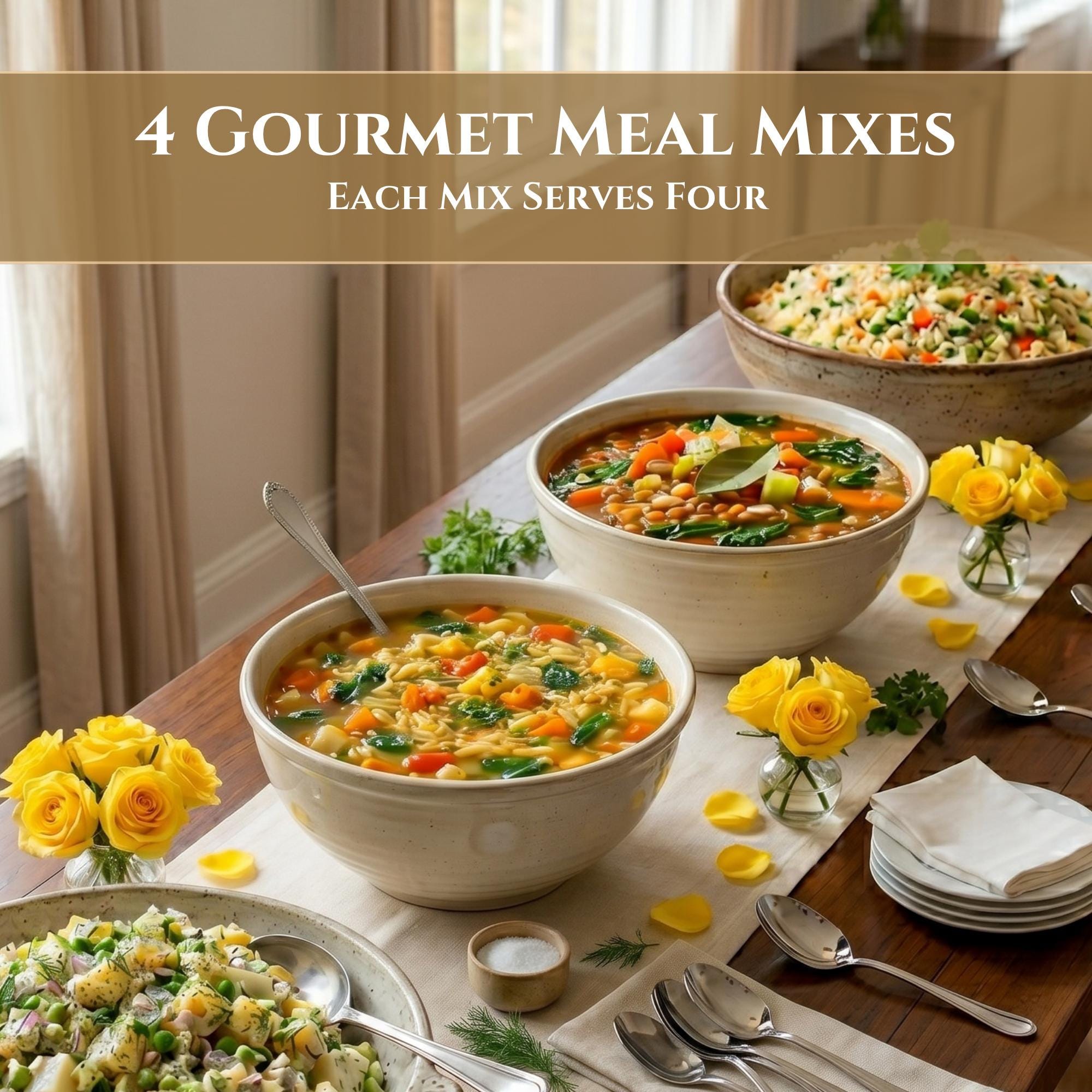 Gourmet Mother's Day Gift Box – Easy Soup & Sides Variety Pack – Care Package For Her