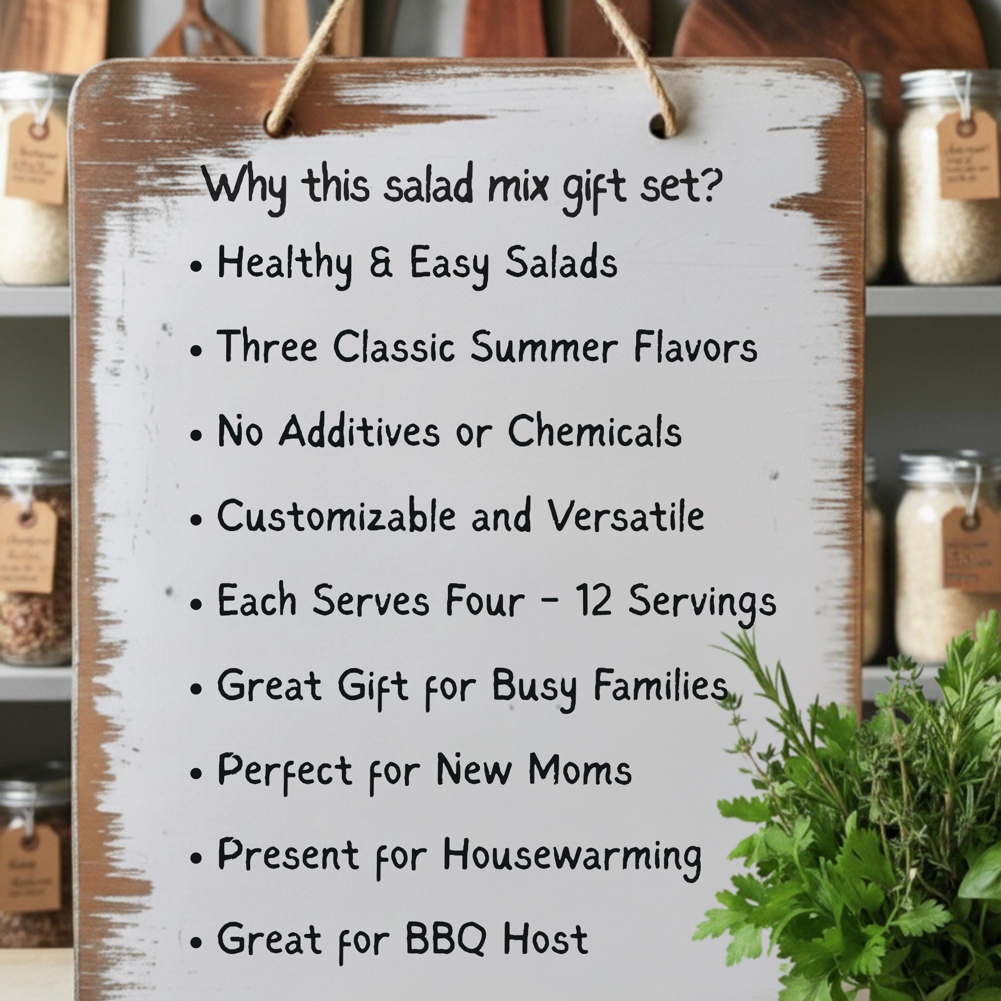 Gourmet Summer Salads Gift Set – Easy Picnic & BBQ Sides – Unique Hostess Present