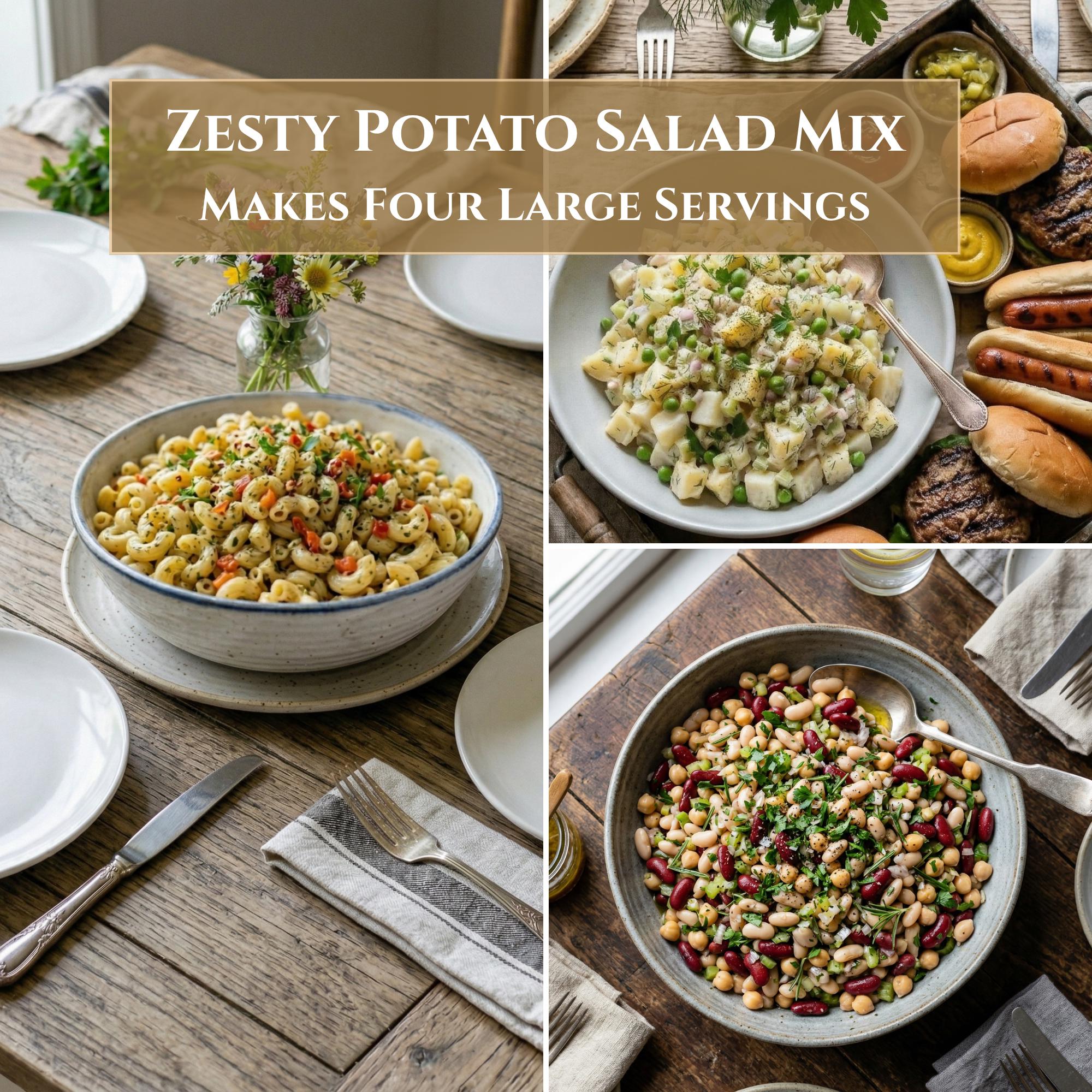 Gourmet Summer Salads Gift Set – Easy Picnic & BBQ Sides – Unique Hostess Present
