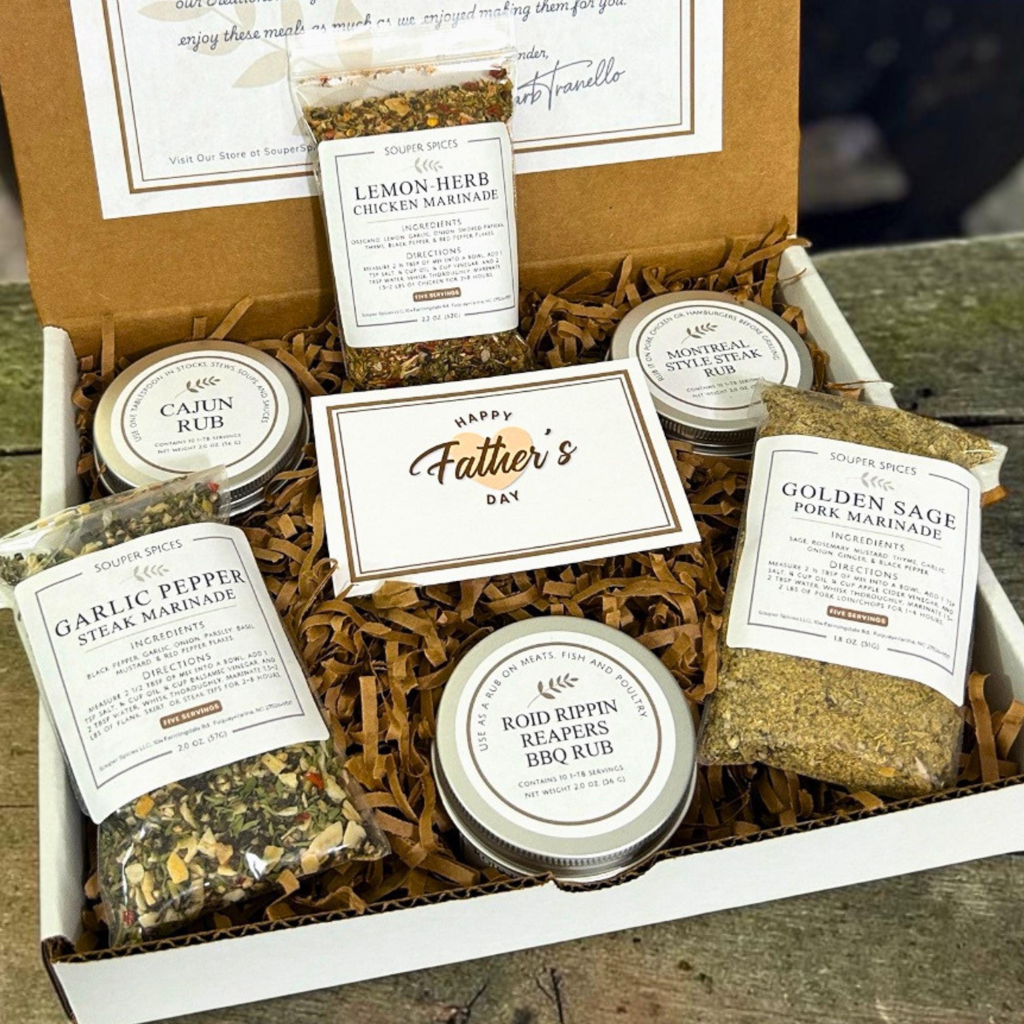 Father's Day Grilling Gift Box – Easy Summer BBQ Spice Set – Unique Present For Dad