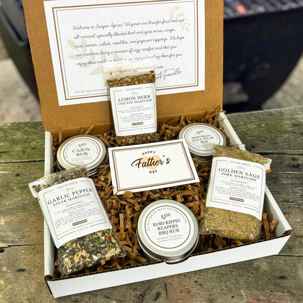 Father's Day Grilling Gift Box – Easy Summer BBQ Spice Set – Unique Present For Dad