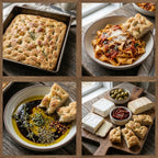 Homemade Focaccia & Dipping Blend Set – Easy Italian Appetizer Kit – Unique Gift
