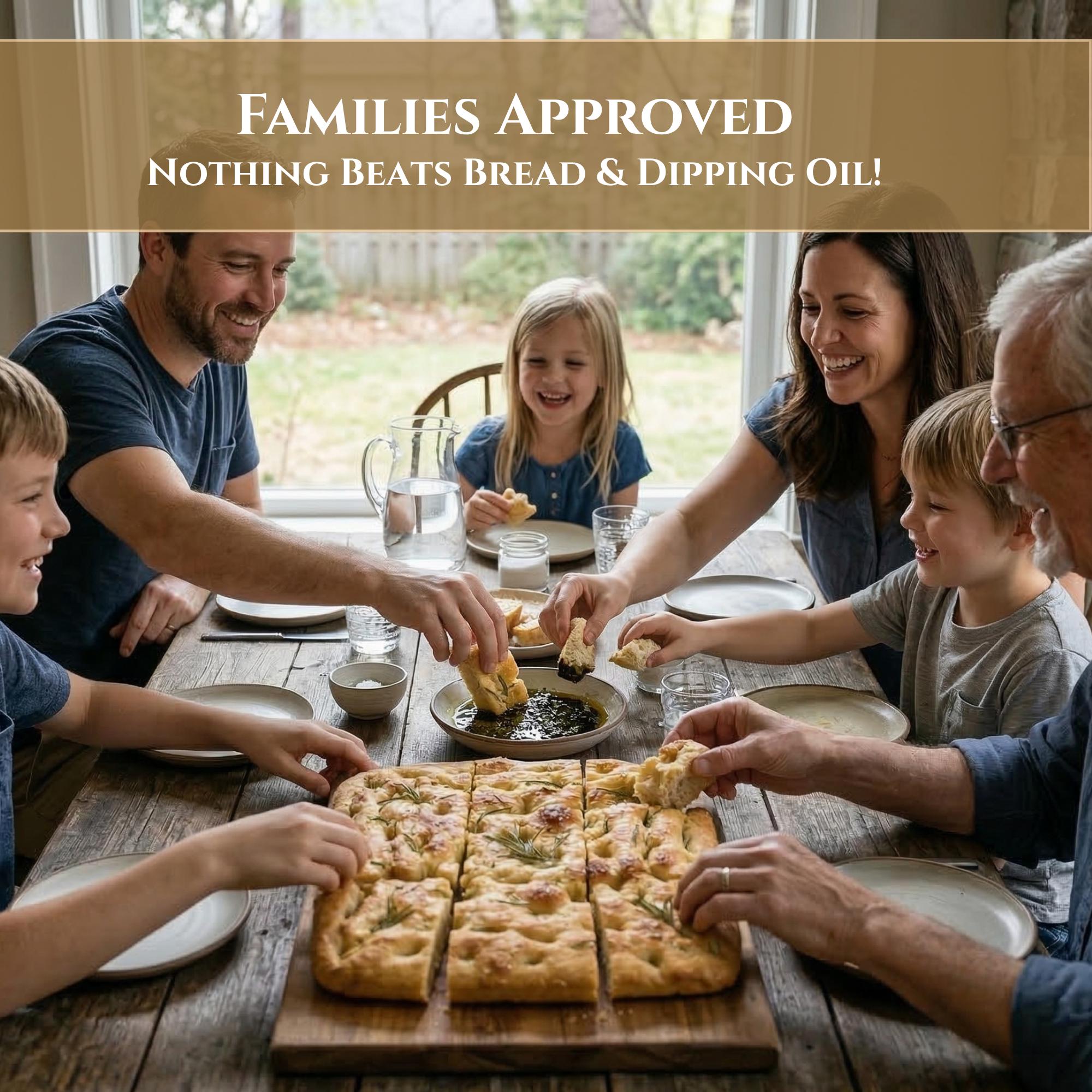 Homemade Focaccia & Dipping Blend Set – Easy Italian Appetizer Kit – Unique Gift