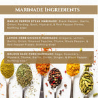 Gourmet Marinades & Potato Wedge Seasoning Set – Easy Summer Grilling Kit – Gift for Him