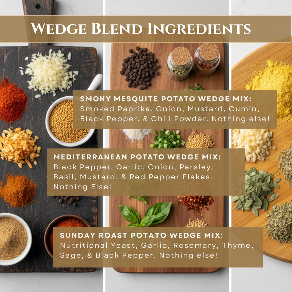 Gourmet Marinades & Potato Wedge Seasoning Set – Easy Summer Grilling Kit – Gift for Him