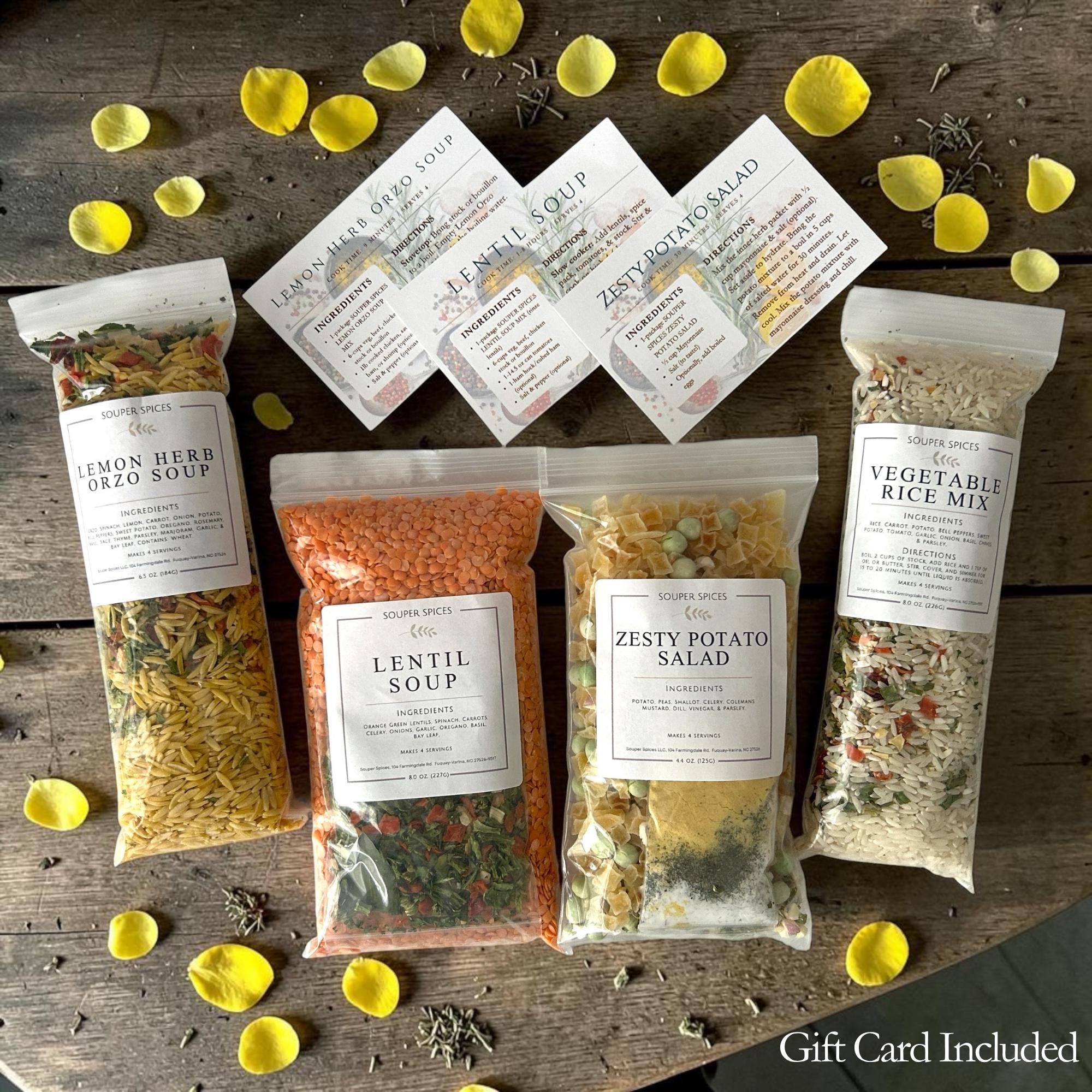 Gourmet Mother's Day Gift Box – Easy Soup & Sides Variety Pack – Care Package For Her