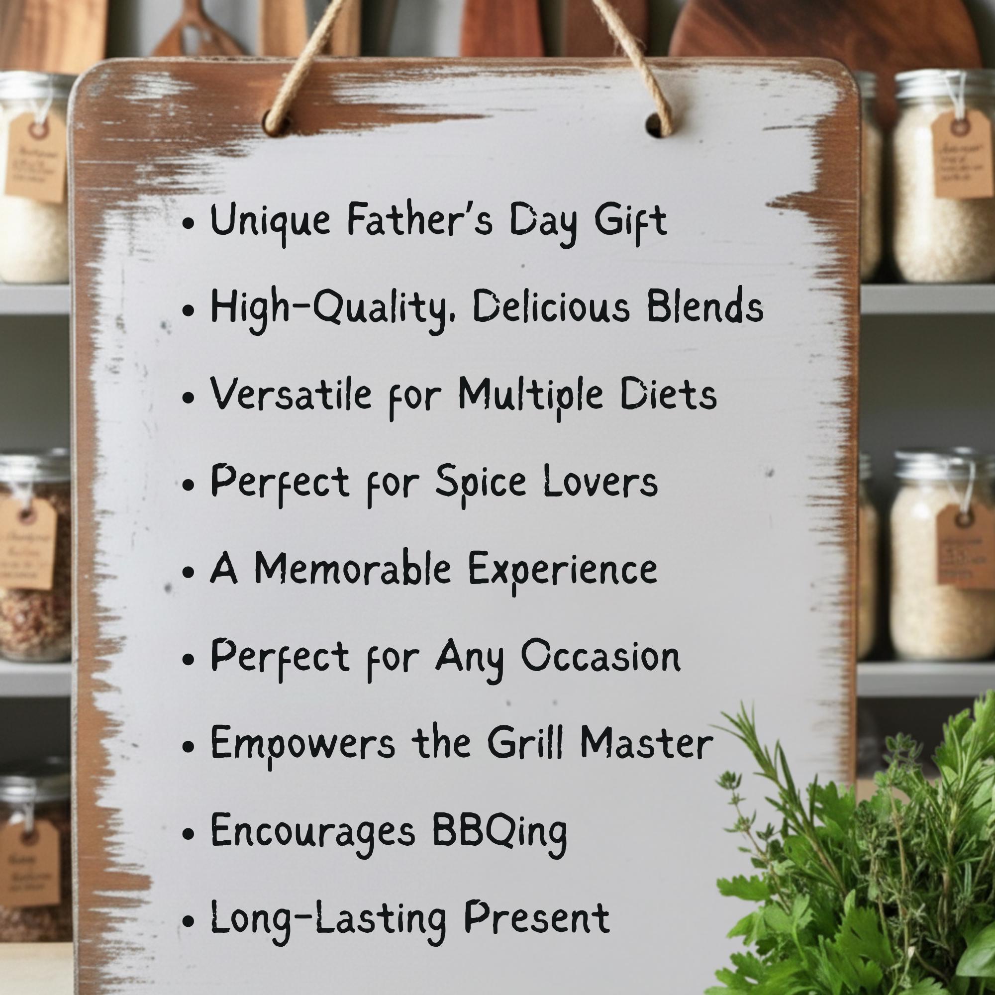 Custom Father's Day Grilling Gift Box – Build Your Own BBQ Spice Set – Personalized Present For Dad