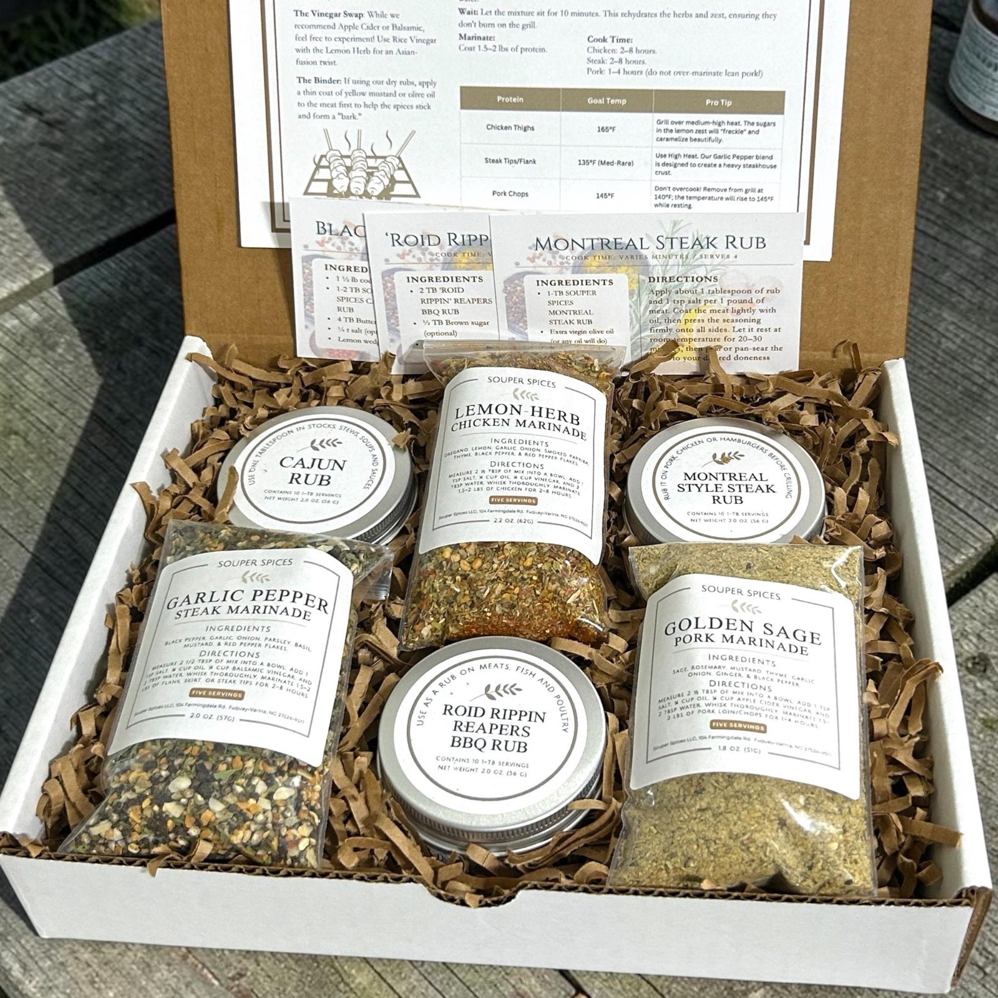 Father's Day Grilling Gift Box – BBQ Spice & Meat Rub Set