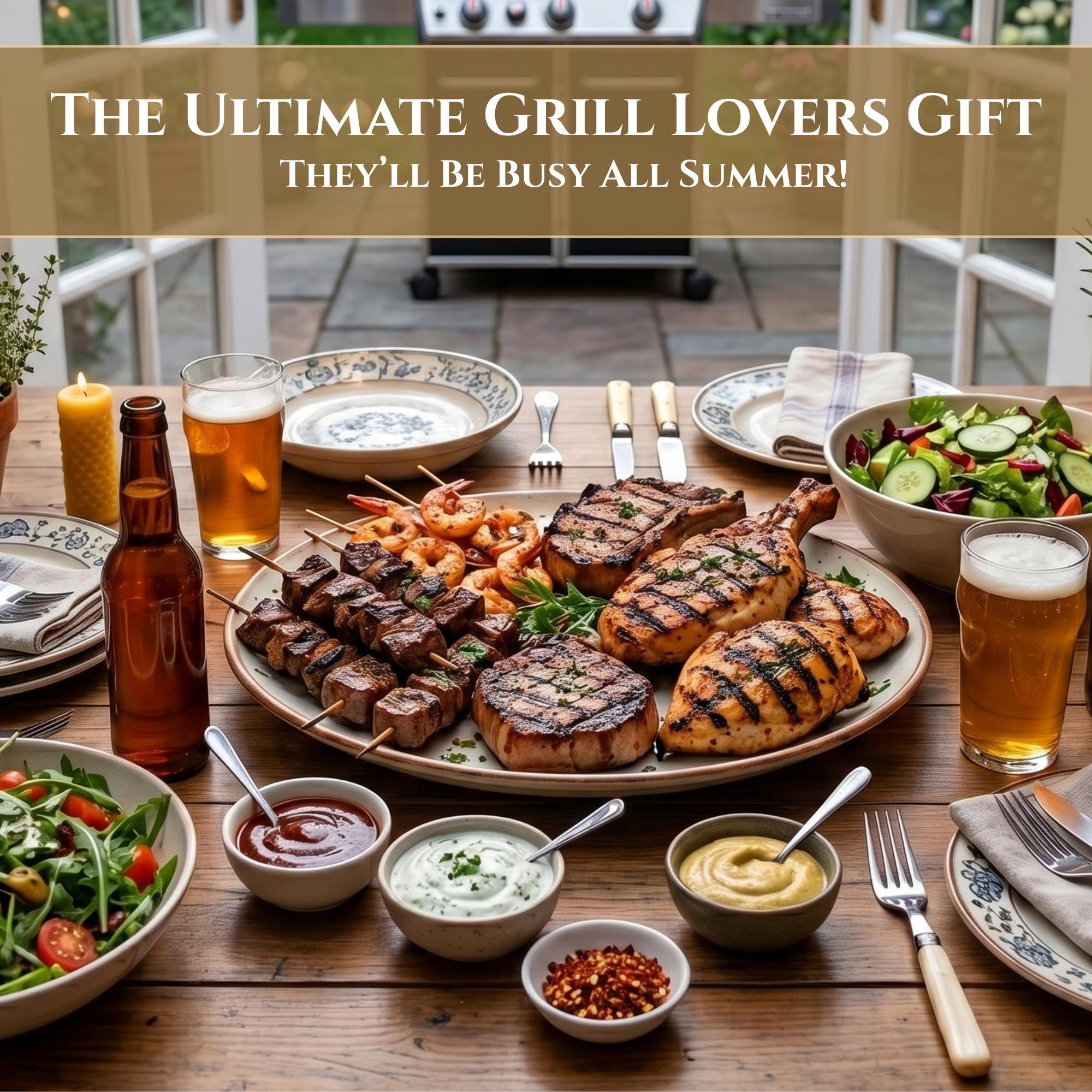 Father's Day Grilling Gift Box – BBQ Spice & Meat Rub Set
