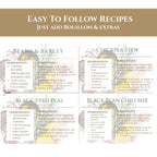 Gourmet Bean Meal Mix Gift Set | 4 plant based vegan comfort food dinners, thoughtful get well sympathy birthday holiday care package