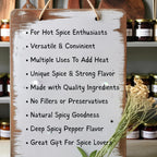 Carolina Reaper Pepper Trio Gift Box | Extreme 2.2M Scoville hot sauce BBQ rub dried peppers set, ultimate spicy food care package for men