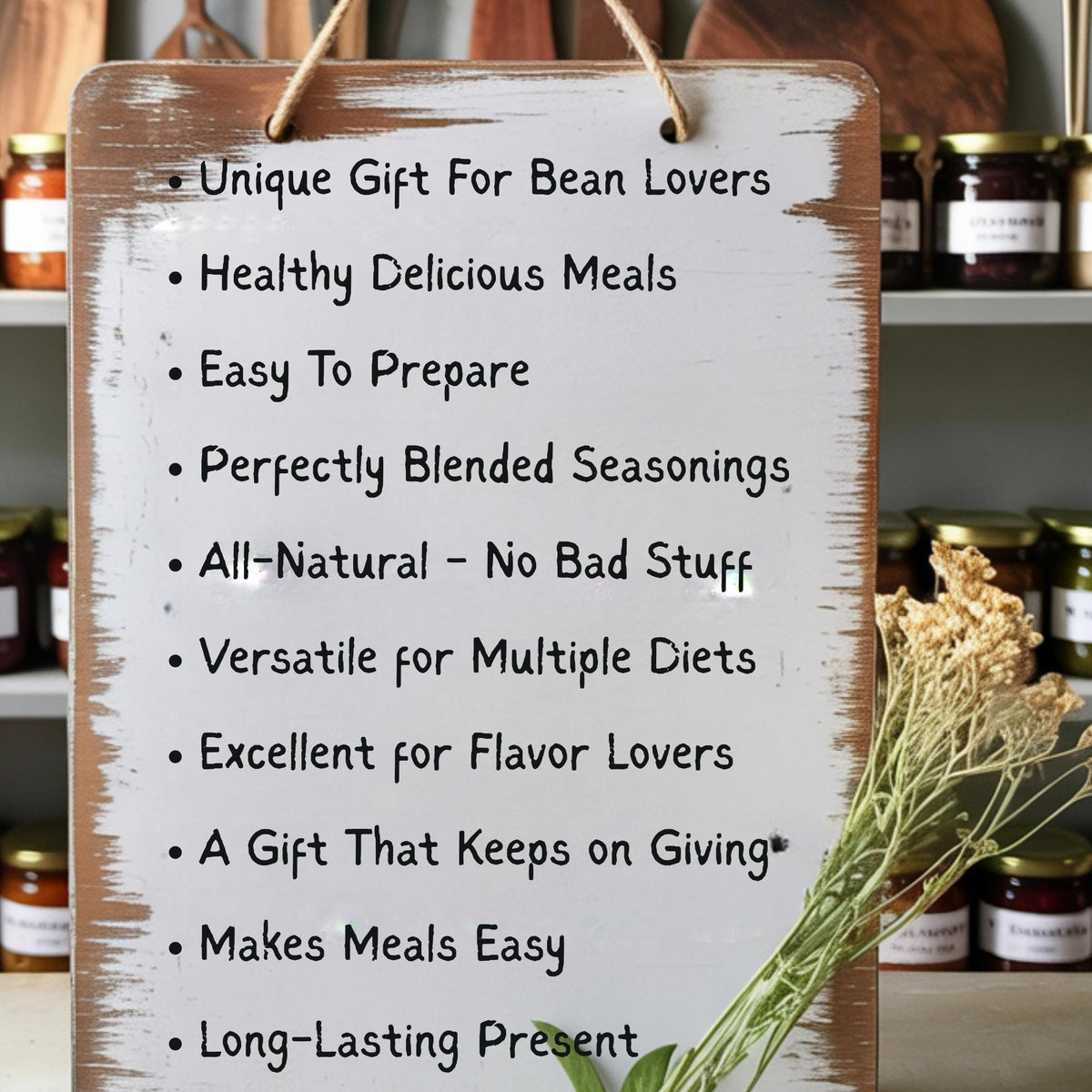 Gourmet Bean Meal Mix Gift Set | 4 plant based vegan comfort food dinners, thoughtful get well sympathy birthday holiday care package