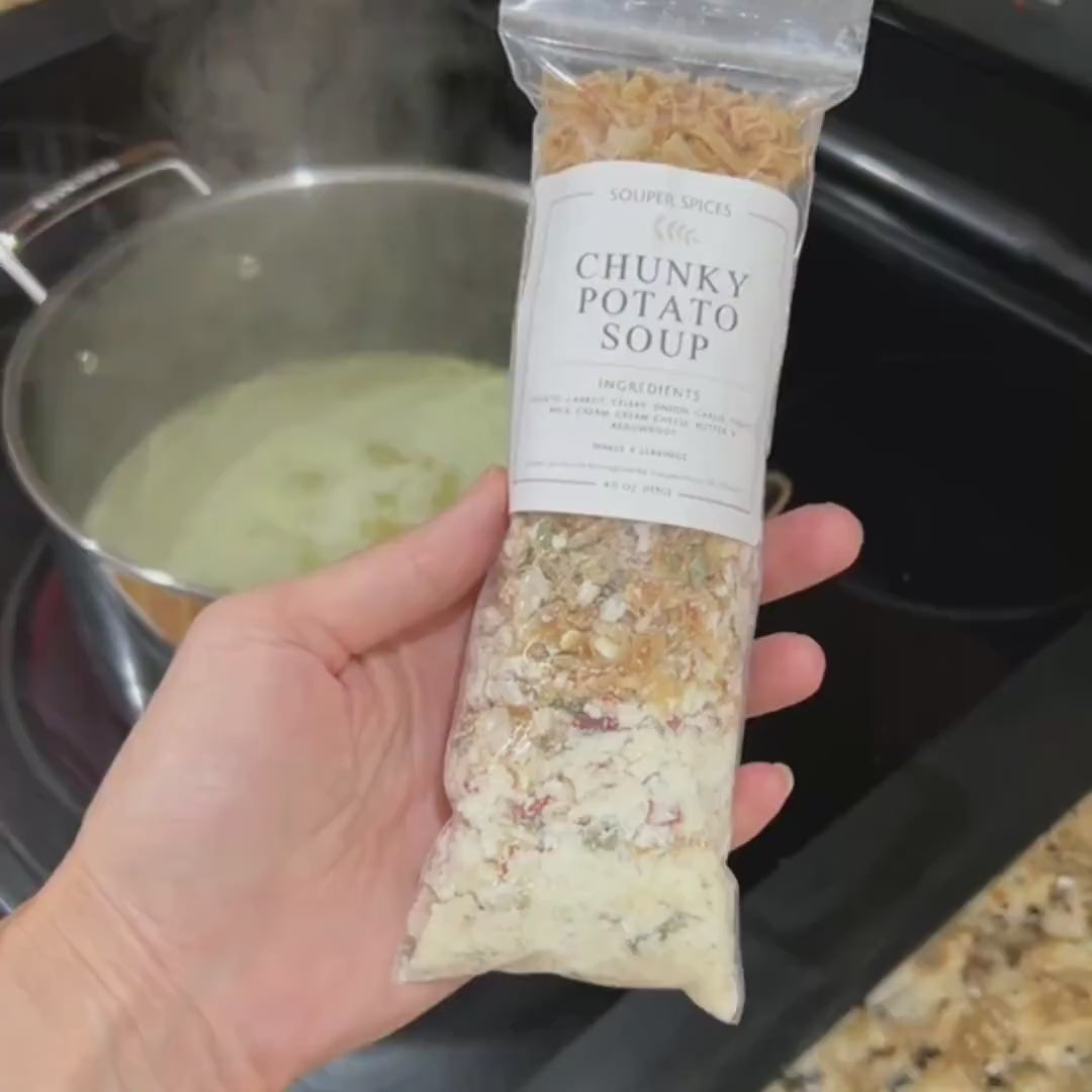 Homemade Chunky Potato Soup Mix, Healthy Easy Family Dinner, Comfort Food Meal Prep, Quick Stovetop Meal, Great Gift Idea, Gluten Free Food