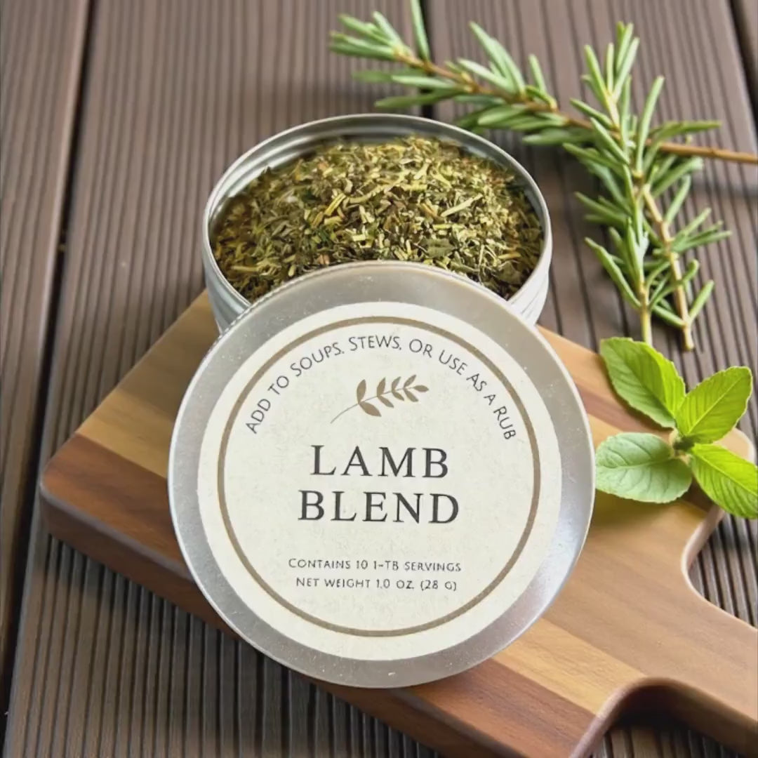 Gourmet Lamb Spices Blend Gift Set | Rosemary, Mint, Thyme Seasoning